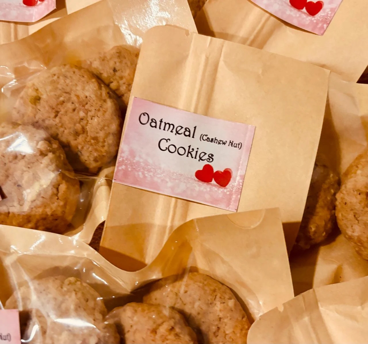 Oatmeal Cashew Cookies